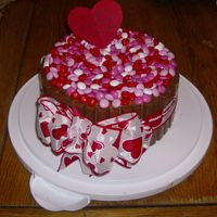 Kit Kat Cake I had to try one of these they are a lot of fun to make.