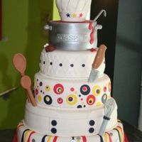 Chef's Cake With Belgium Colours We made this cake for Casper who will join a Cookery School in Belgium. He is only 13 years old and his parents organised a suprise party...