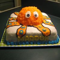 Octopus Birthday Cake 