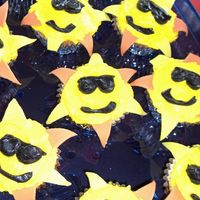 Sun Cup Cakes some sun cup cakes for my godchild's birthday