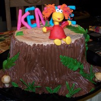 Fraggle Rock! Fraggle Rock cake for my friend's 2 year old... as soon as she saw it she pointed and said "Raggle Rock!" So I knew it was...