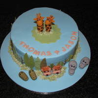Twins Christening Cake For little twin boys. Thanks for all the inspiration from CC.