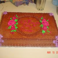 Chococale 1/4 Sheet Cake 
