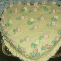 Heart Cake i made this cake an afternoon to go with a tea time meeting with my friends. not perfect, but i was in hurry!!