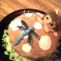 Close Up Of Dragonfly Fondant and cooked sugar