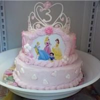 Pink Princess Cake 3 year old princess cake Feb 11, 2008.