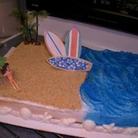 Beach Party Cake 