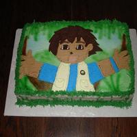 Diago Birthday I freehanded Diago and airbrushed the background.