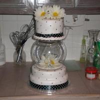 Simple Wedding Cake This is a cake I did for a friends wedding. They decided on a small wedding outside with a very laid back theme. I did a white cake with a...