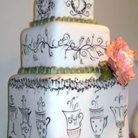 Tea Time Wedding Cake p.s. this website is totally addicting!