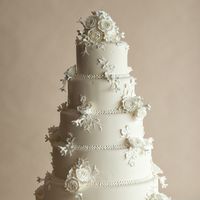 Wedgewood White I love wedgewood china. That was the inspiration for this cake. I wanted a cake that screamed sophistication and elegance. I think I did it...