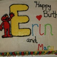 Elmo Cake This is just the top of the Elmo cake that I did.