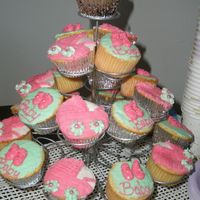 Baby Shower Cupcakes I got this idea from a picture that I saw here on CC. So thank you for the idea.