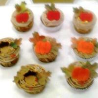 Fall Cupcakes Fall cupcakes I made during a demo at work.