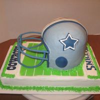 Football Helmet - Cowboys Side 