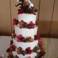 Autumn Wedding Cake This was my first EVER wedding cake. My mother-in-law's wedding.