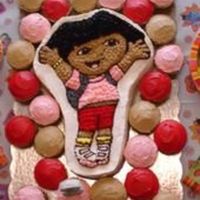 Dora W/ Cupcakes I did this for my daughter's 3rd birthday. It was a huge hit.