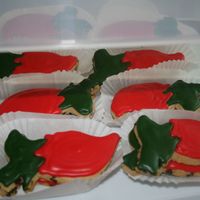 Chili Pepper Cookie Chili pepper cookie made for teacher appreciation luncheon. Mini chocolate chip shortbread cookie with poured fondant. Re-shaped a metal...