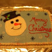 Snowman Cake Borrowed this idea from a fellow CC! Thank You!!