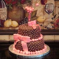 Martini Cake This was my first attempt at fondant....it was actually easy! I made this for a friend's sister's bachelorette party. The ball...