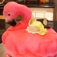 100_1246.jpg Pink flamingo lovin' mom and police officer dad. Baby shower cake. Completely edible.
