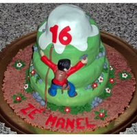 Mountain Climbing Cake 