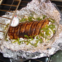 Pork Tenderloin for a 40th birthday. Pork tenderloin made out of cake covered with fondant