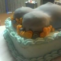 Other View Of Baby Cake one more pic of baby shower cake