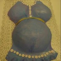 Baby Shower This was for a baby shower at work. Next time I know to cut down the breast more. Good thing was the lady was blessed in that area anyway....