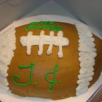 Football Football birthday cake