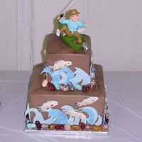 Fisherman my sister groom cake that I did