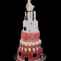 5-Tier Wedding Cake This cake was for my best friend from high school, who is still a good friend of mine. The cake was WASC with a white chocolate cheesecake...