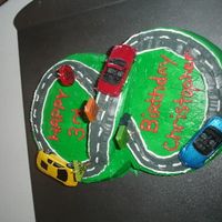 Racing Cake Racing cake I did for my sons 3rd birthday last June. I had no training or anything, I just recently took wilton course 1, so hopefully I...