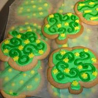 4 Leaf Clovers First time trying cookies. Made 3 dozen, sugar cookies.For my sons preschool class.