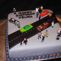 Low Rider Cake This is a cake I made for my friend. She was having a low rider themed birthday. I can honestly say I have never made anything like this...