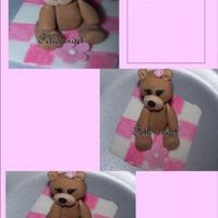 Jazzy's Cake Topper This is suppose to be for a baby shower cake. I think I need to add some baby toys or something. feel free to suggest what you think she...