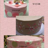 Jazzy's Babyshower Cake I'm really happy with the way this one came out . A lil sad that I couldn't get a pic of it stacked but they loved it. Thanks for...