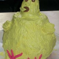 Chicken Cake A little cake made mostly from scraps from an earlier project. Filled with rasperry jam, vanilla cream and clementine pieces. Covered with...