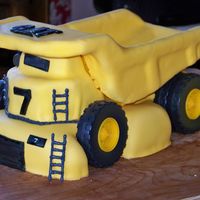 Dump Truck Cake 