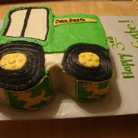 John Deere Tractor John Deere Tractor with logo going all the way around the sides. All BC.