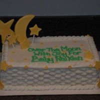 Over The Moon Gumpaste stars and moons, bc icing