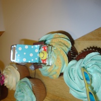 Beach Cupcakes Beach Theme cupcakes with a beach chair