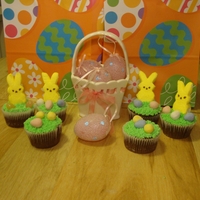Easter Basket Cupcakes 