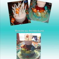 Nemo & Friends Cake inspired by a food network challenge.