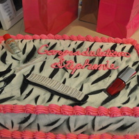 Grad Cake From Hair School 