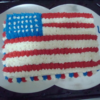 4Th Of July 2010 The American Flag! Happy 4th.. One of the cakes I made for the 4th of July for my mom's BBQ!