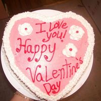 Valentine's Day Cake a cake for my hubby for valentine's day