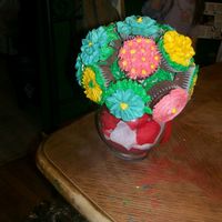 Cup Cake Flowers 