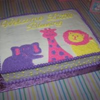 Little Blessing Baby Shower Cake This is a carrot cake with creamcheese filling and buttercream frosting. The cake was themed after the invitations and decorations for the...