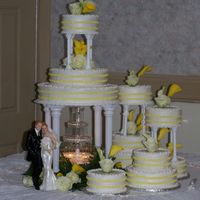 Marie's Wedding Cake Buttercream finish.